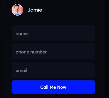 AI Agent Webform