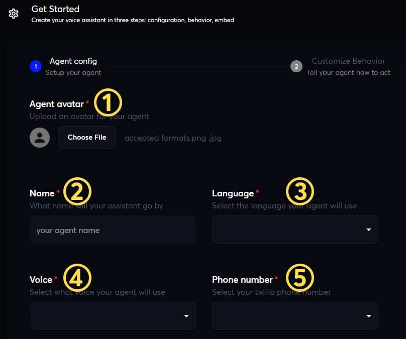 AI Agents Required Fields new