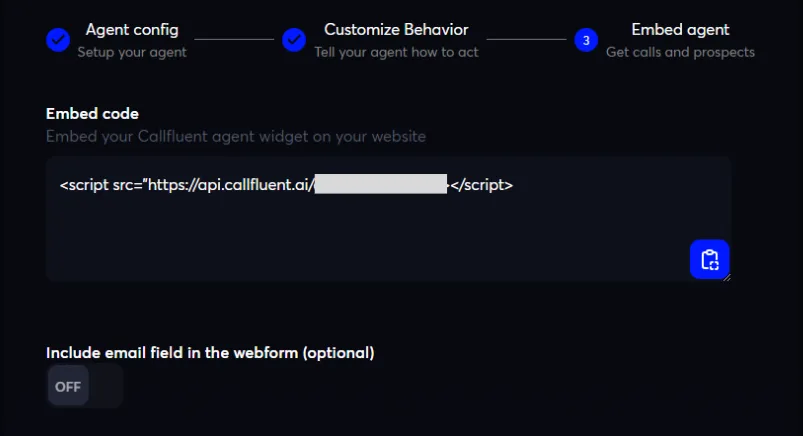 Embed Agent