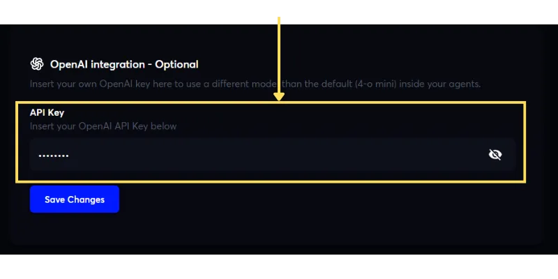 Enter Your OpenAI API Key